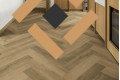 Ламінат Quick-Step Impressive Design Дуб обгорілий натуральний, 32 класс, фаска 4v, влагостійкий, 8*131*655 мм